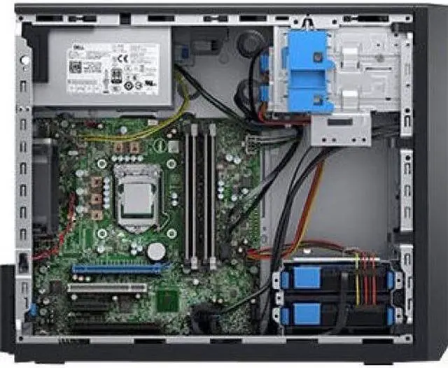 Alt view image 3 of 8 - Dell PowerEdge T30 Mini-tower Server - 1 x Intel Pentium G4400 Dual-core (2 Core) 3.30 GHz - 4 GB Installed DDR4 SDRAM - 1 TB (1 x 1 TB) Serial ATA/600 HDD - Serial ATA/600 Controller - 290 W