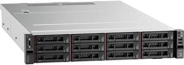 Alt view image 9 of 9 - Lenovo 7X04A02TNA Thinksystem Sr550 7X04 - Server - Rack-Mountable - 2U - 2-Way - 1 X Xeon Silver 4116 / 2.1 Ghz - Ram 32 Gb - Sas - Hot-Swap 2.5 Inch - No Hdd - Matrox G200 - Gige - No Os - Monitor: