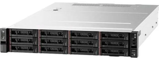 Alt view image 3 of 9 - Lenovo 7X04A02TNA Thinksystem Sr550 7X04 - Server - Rack-Mountable - 2U - 2-Way - 1 X Xeon Silver 4116 / 2.1 Ghz - Ram 32 Gb - Sas - Hot-Swap 2.5 Inch - No Hdd - Matrox G200 - Gige - No Os - Monitor: