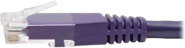 Alt view image 4 of 14 - Tripp Lite Premium N200-006-PU RJ-45 Patch Network Cable