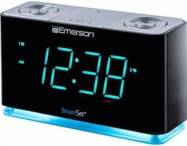 Main image of SmartSet Alarm Clock Black Slv
