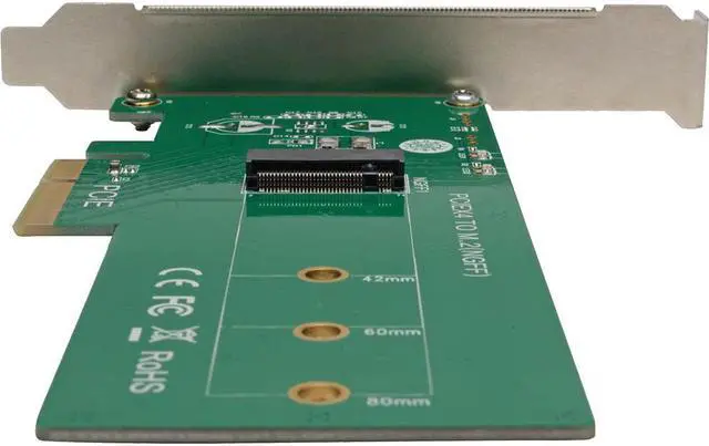 Alt view image 2 of 14 - Tripp Lite M.2 NGFF PCIe SSD (M-Key) PCI Express (x4) Card
