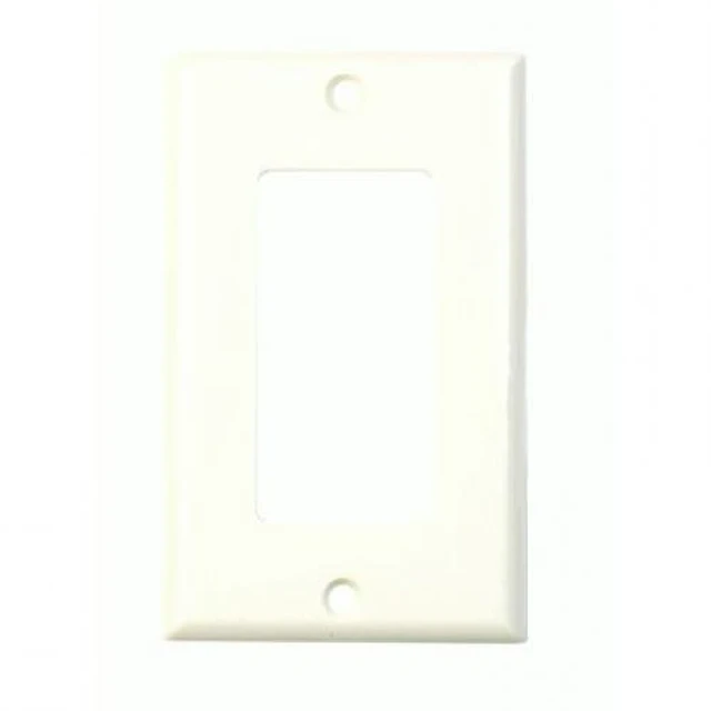 Alt view image 2 of 3 - Cooper 2151LA Light Almond Single Gang Decorator Wall Plate