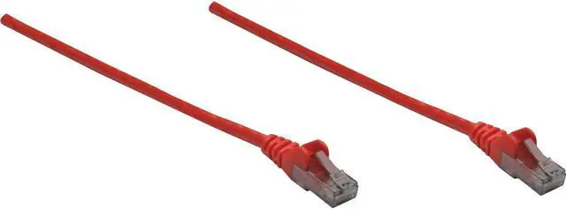 Alt view image 2 of 7 - Intellinet Network Cable, Cat6, UTP, RJ45 Male / RJ45 Male, 5.0 m (14 ft.), Red