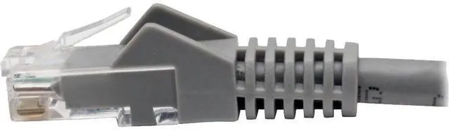 Main image of Tripp Lite N201-06N-GY Premium Cat6 Gigabit Snagless Molded Utp Patch Cable, 24 Awg, 550 Mhz/1 Gbps (Rj45 M/M) , Gray, 6 In. - Patch Cable - Rj-45 (M) To Rj-45 (M) - 5.9 In - Utp - Cat 6 - Ieee 802.3