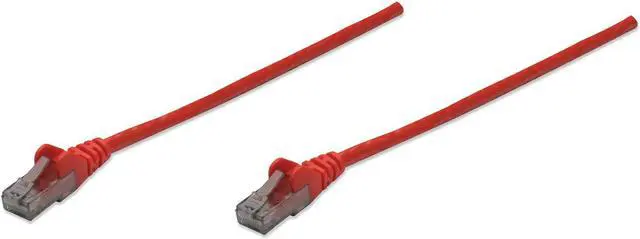 Alt view image 3 of 7 - Intellinet Network Cable, Cat6, UTP, RJ45 Male / RJ45 Male, 5.0 m (14 ft.), Red
