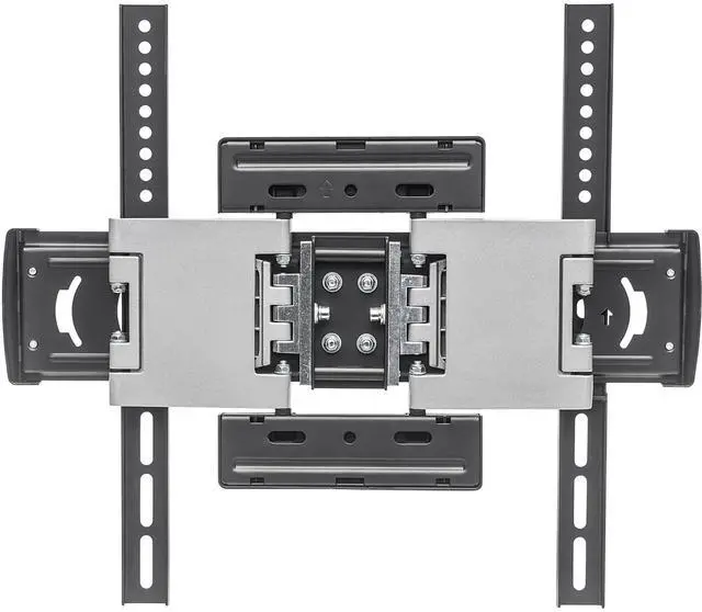 Alt view image 4 of 5 - Manhattan Ultra Slim Full-Motion Wall Mount for Large-Screen TVs, Aluminum Articulating Bracket, Tilt & Swivel, VESA Compatible, Easy Install, 32-65 Inch Displays - 461313
