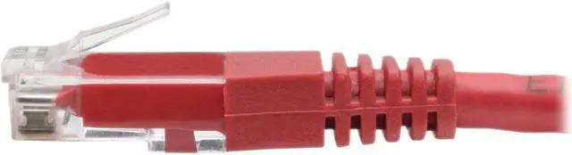 Alt view image 3 of 20 - Tripp Lite Premium Cat5/5e/6 Gigabit Molded Patch Cable, 24 AWG, 550 MHz/1 Gbps (RJ45 M/M), Red, 15 ft. (N200-015-RD)