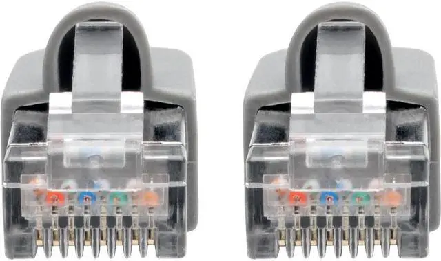 Alt view image 3 of 20 - Tripp Lite N262-010-GY Cat6A 10G-Certified Snagless Shielded Stp Network Patch Cable (Rj45 M/M) , Poe, Gray, 10 Ft. - Patch Cable (Dte) - Rj-45 (M) To Rj-45 (M) - 10 Ft - Stp - Cat 6A - Ieee 802.3Af