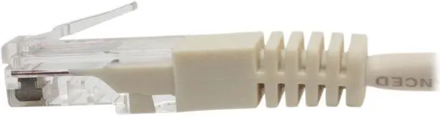 Main image of Tripp Lite N002-015-WH Cat5E 350 Mhz Molded Utp Patch Cable (Rj45 M/M) , White, 15 Ft. - Patch Cable - Rj-45 (M) To Rj-45 (M) - 15 Ft - Utp - Cat 5E - Ieee 802.3Ab/Ieee 802.5 - Molded, Stranded - White