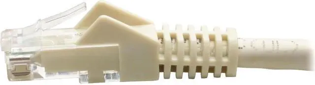 Alt view image 3 of 14 - Tripp Lite N201-008-WH Premium Cat6 Gigabit Snagless Molded Utp Patch Cable, 24 Awg, 550 Mhz/1 Gbps (Rj45 M/M) , White, 8 Ft. - Patch Cable - Rj-45 (M) To Rj-45 (M) - 8 Ft - Utp - Cat 6 - Ieee 802.3A