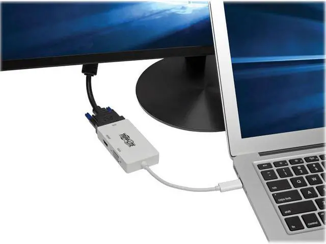 Alt view image 2 of 20 - Tripp Lite Usb C To Hdmi / Dvi / Vga Multiport Adapter 4K Usb Type C To Hdmi Usb-C Usb Type-C