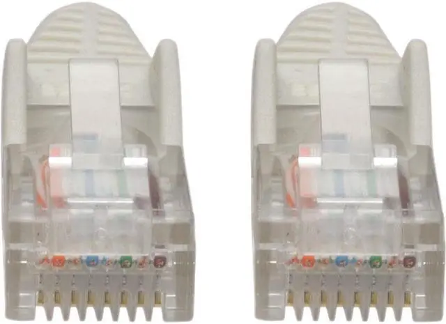 Alt view image 2 of 6 - Tripp Lite N001-006-WH Cat5E 350 Mhz Snagless Molded Utp Patch Cable (Rj45 M/M) , White, 6 Ft. - Patch Cable - Rj-45 (M) To Rj-45 (M) - 6 Ft - Utp - Cat 5E - Ieee 802.3Ab/Ieee 802.5 - Molded, Snagles