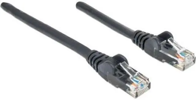 Alt view image 4 of 6 - Intellinet Network Patch Cable, Cat6, UTP, 35', Black - UTP, RJ-45 Male / RJ-45 Male, 35 ft., Black