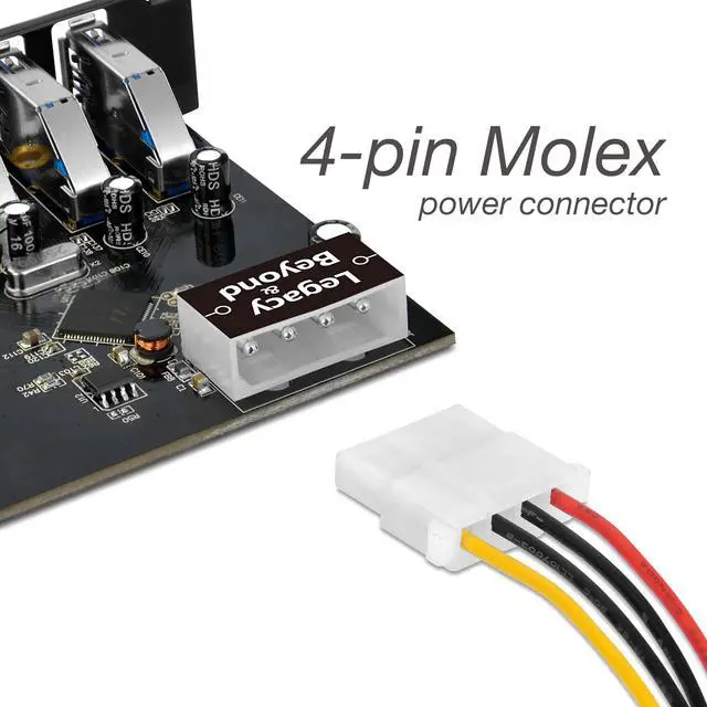 Alt view image 4 of 20 - SIIG LB-US0514-S1 Usb 3.0 7-Port Ext Pcie Host Adapter - Usb Adapter - Pcie 2.0 - Usb 3.0 X 7