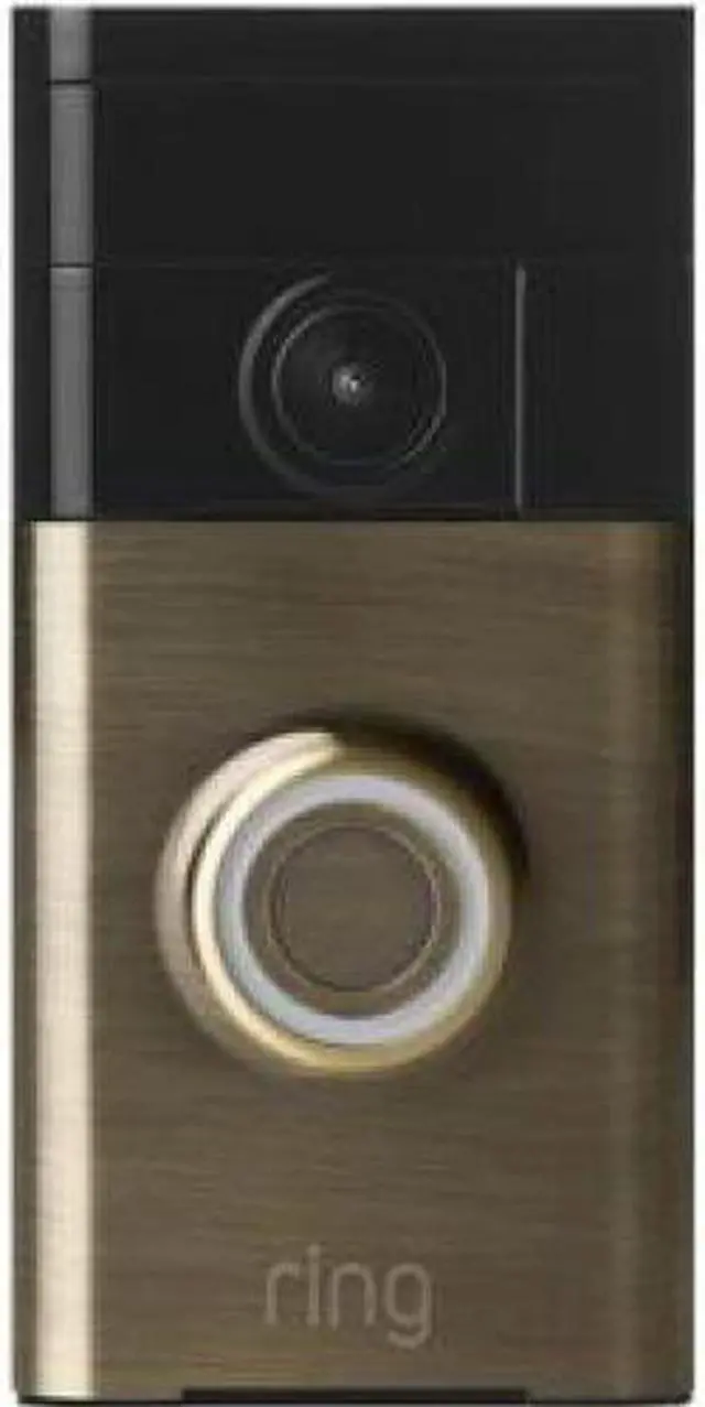 Alt view image 4 of 8 - Ring Wi-Fi Enabled Video Doorbell (Antique Brass)
