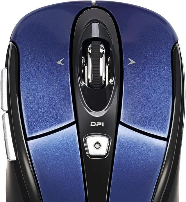 Alt view image 2 of 20 - ADESSO iMouse S60L Blue 6 Buttons Tilt Wheel USB RF Wireless Optical Mouse