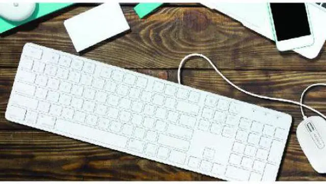 Alt view image 4 of 10 - Macally SLIMKEYPRO Usb Ultra Slim Keyboard Scissor Keys For Apple