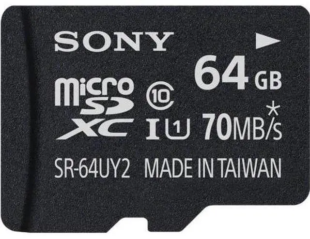 Alt view image 6 of 13 - Sony 64GB Class 10 UHS-1 Micro SDXC up to 70MB/s Memory Card