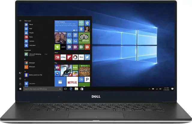 Main image of Dell XPS9560-5000SLV-PUS 15.6" Laptop, 7th Gen Core i5 ( up to 3.5 GHz), 8GB, 256GB SSD, Nvidia Gaming GTX 1050 Notebook PC Computer 4K UHD Ultra HD InfinityEdge touch screen Touchscreen