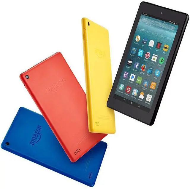 Alt view image 11 of 16 - Amazon - Fire 7 - 7" - Tablet - 16GB 7th Generation, 2017 Release - Punch Red