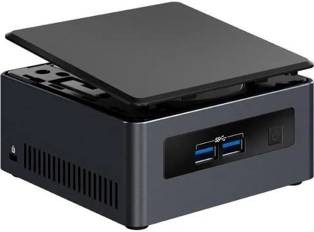 Alt view image 13 of 14 - Intel NUC (Next Unit of Computing) BLKNUC7i5DNH1E Black Mini / Booksize Barebone System