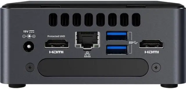 Alt view image 11 of 14 - Intel NUC (Next Unit of Computing) BLKNUC7i5DNH1E Black Mini / Booksize Barebone System