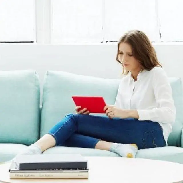 Alt view image 10 of 16 - Amazon - Fire 7 - 7" - Tablet - 16GB 7th Generation, 2017 Release - Punch Red