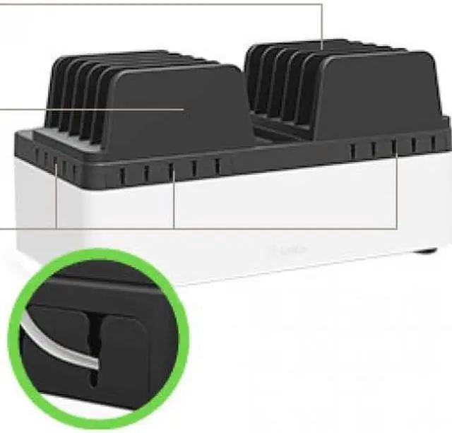 Alt view image 2 of 16 - BELKIN COMPONENTS B2B141 STORE AND CHARGE GO