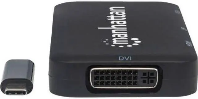 Alt view image 4 of 9 - Manhattan 152600 Usb-C 4-In-1 Audio/Video Converter