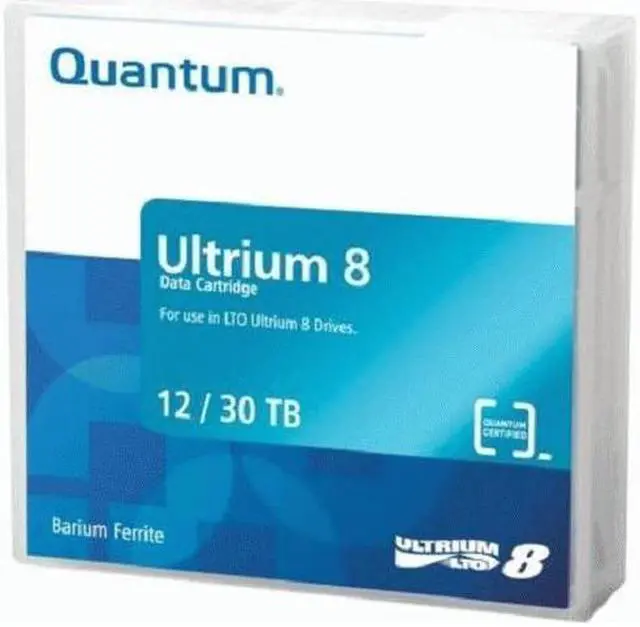 Main image of QUANTUM MR-L8MQN-01 QUANTUM MR-L8MQN-01 ULTRIUM-8 DATA CARTRIDGE. 12TB NATIVE / 30TB COMPRESSED CAPA