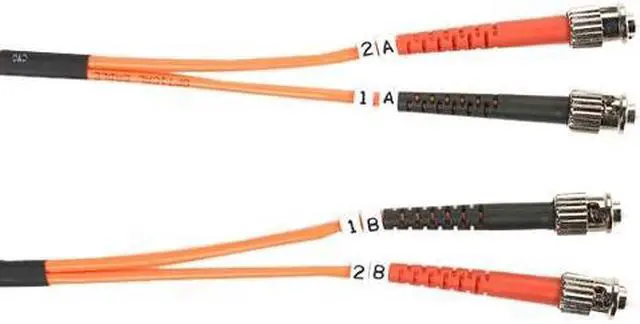 Alt view image 2 of 9 - Black Box FO625-003M-STST 9.84 ft. Multimode Value Line Patch Cable