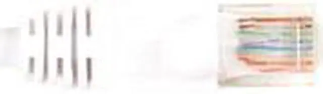 Alt view image 2 of 8 - Black Box CAT5EPC-010-WH Black Box CAT5e Value Line Patch Cable, Stranded, White, 10-ft. (3.0-m) - Category 5e for Network Device - Patch Cable - 10 ft - 1 x RJ-45 Male Network - 1 x RJ-45 Male