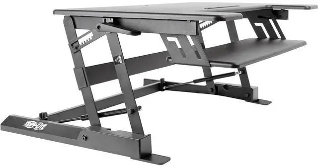 Alt view image 5 of 18 - Tripp Lite WWSSD3622 Height Adjustable 36x22 Sit Stand Desktop Workstation