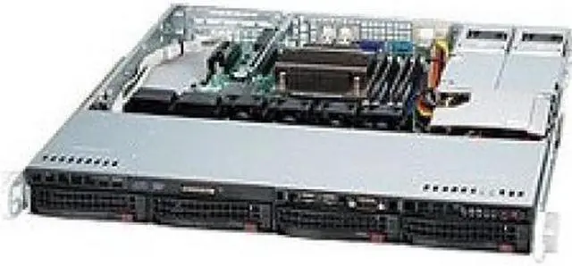 Alt view image 2 of 5 - Supermicro SuperChassis 813MFTQC-R407CB