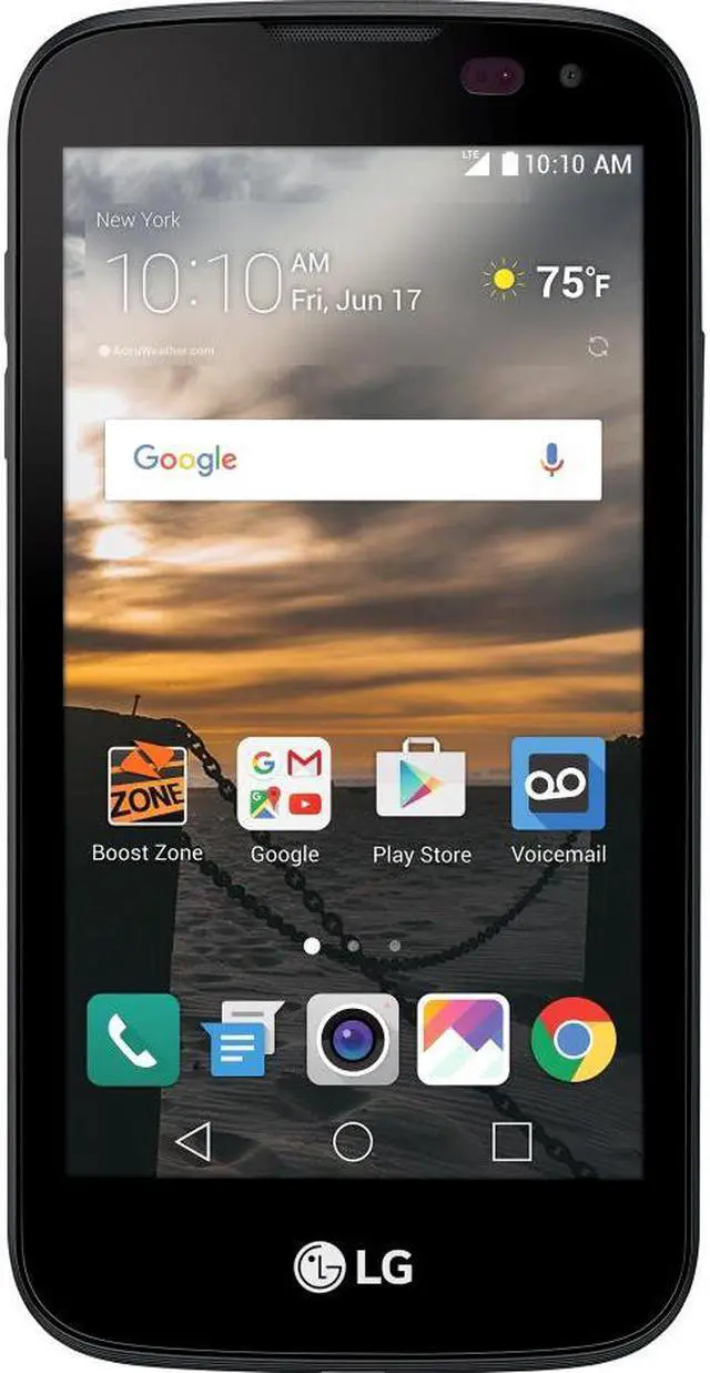 Alt view image 3 of 11 - LG Electronics - LGAS110.AUSABK - LG K3 LS450 8 GB Smartphone - 4.5 LCD FWVGA 480 x 854 - 1 GB RAM - Android 6.0.1