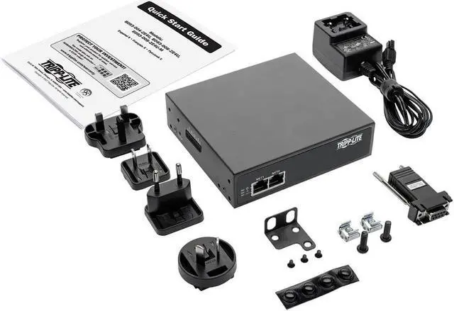 Alt view image 2 of 20 - Tripp Lite 8-Port Serial Console Server with Dual GbE NIC, 4Gb Flash and 4 USB Ports (B093-008-2E4U)