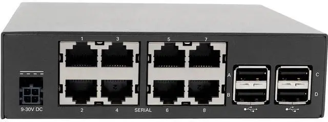 Alt view image 3 of 20 - Tripp Lite 8-Port Serial Console Server with 4G LTE Cellular Gateway, Dual GB NIC, 4Gb Flash and Dual SIM (B093-008-2E4U-V)