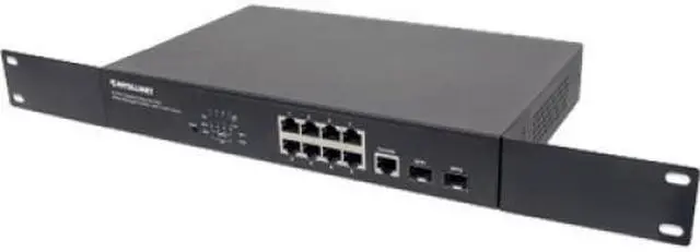 Alt view image 5 of 10 - Intellinet Network Solutions 8-Port Gigabit Ethernet PoE+ Web-Managed Switch with 2 SFP Ports (561167)