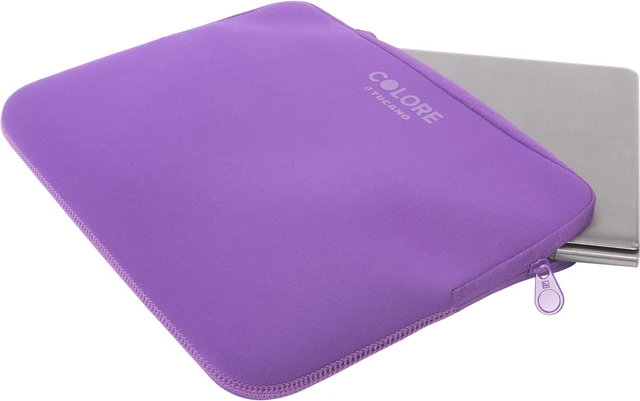 Alt view image 18 of 20 - TUCANO BFC1314PURP 13-14 inch Colore Second Skin Laptop Sleeve - Purple
