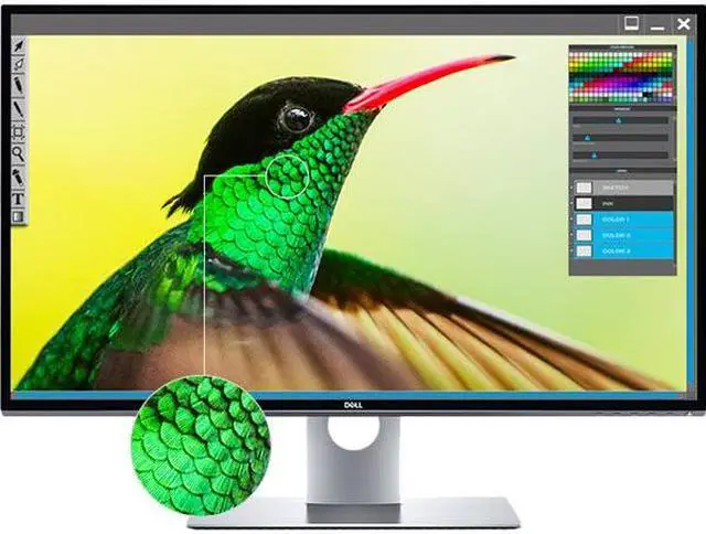Alt view image 9 of 20 - Dell 32" 60 Hz IPS 8K UHD IPS Monitor 6ms (GTG) DisplayPort, USB UltraSharp UP3218K