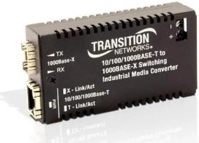 Alt view image 2 of 8 - Transition Networks Hardened Mini 10/100/1000 Bridging Media Converter