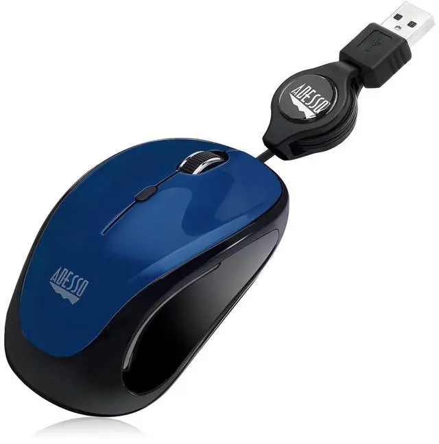 Alt view image 3 of 13 - Adesso iMouse S8L - USB Illuminated Retractable Mini Mouse