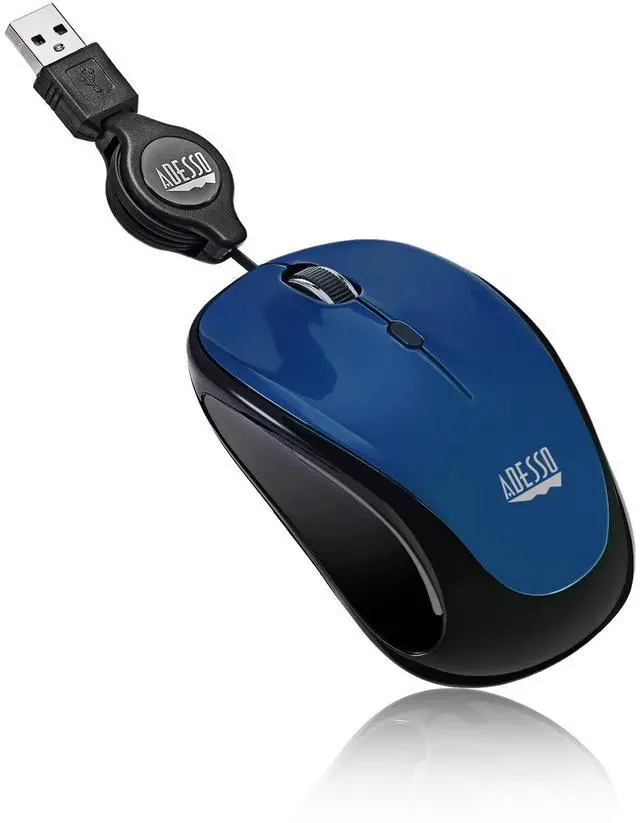 Alt view image 6 of 13 - Adesso iMouse S8L - USB Illuminated Retractable Mini Mouse