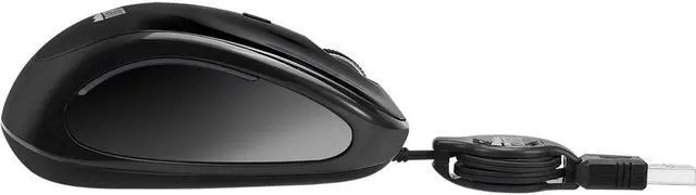 Alt view image 3 of 13 - Adesso iMouse S8B - USB Illuminated Retractable Mini Mouse