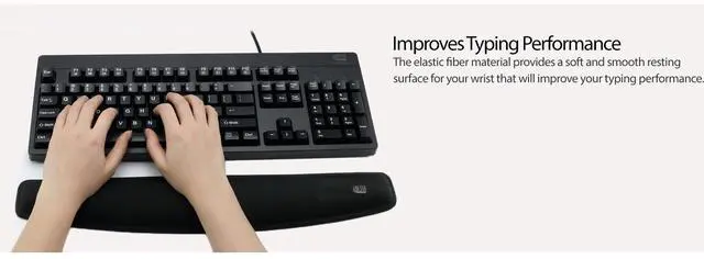 Alt view image 3 of 12 - TRUFORM P300 - Memory Foam Keyboard Wrist Rest