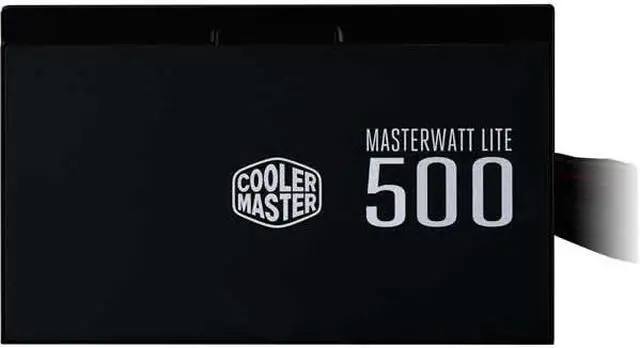 Alt view image 3 of 13 - Cooler Master MPX-5001-ACAAW-BS Masterwatt Lite 500W with 80 Plus Certified Power Supply with Full Protections