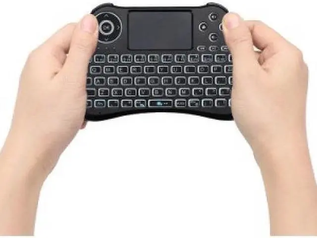 Alt view image 2 of 20 - Adesso SlimTouch 4040 - Wireless Illuminated Keyboard with Built-in Touchpad