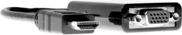 Alt view image 4 of 12 - 6FT HDMI TO VGA ADAPTER M/F BLK