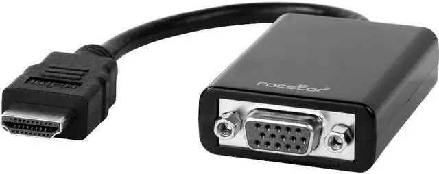 Alt view image 7 of 12 - 6FT HDMI TO VGA ADAPTER M/F BLK
